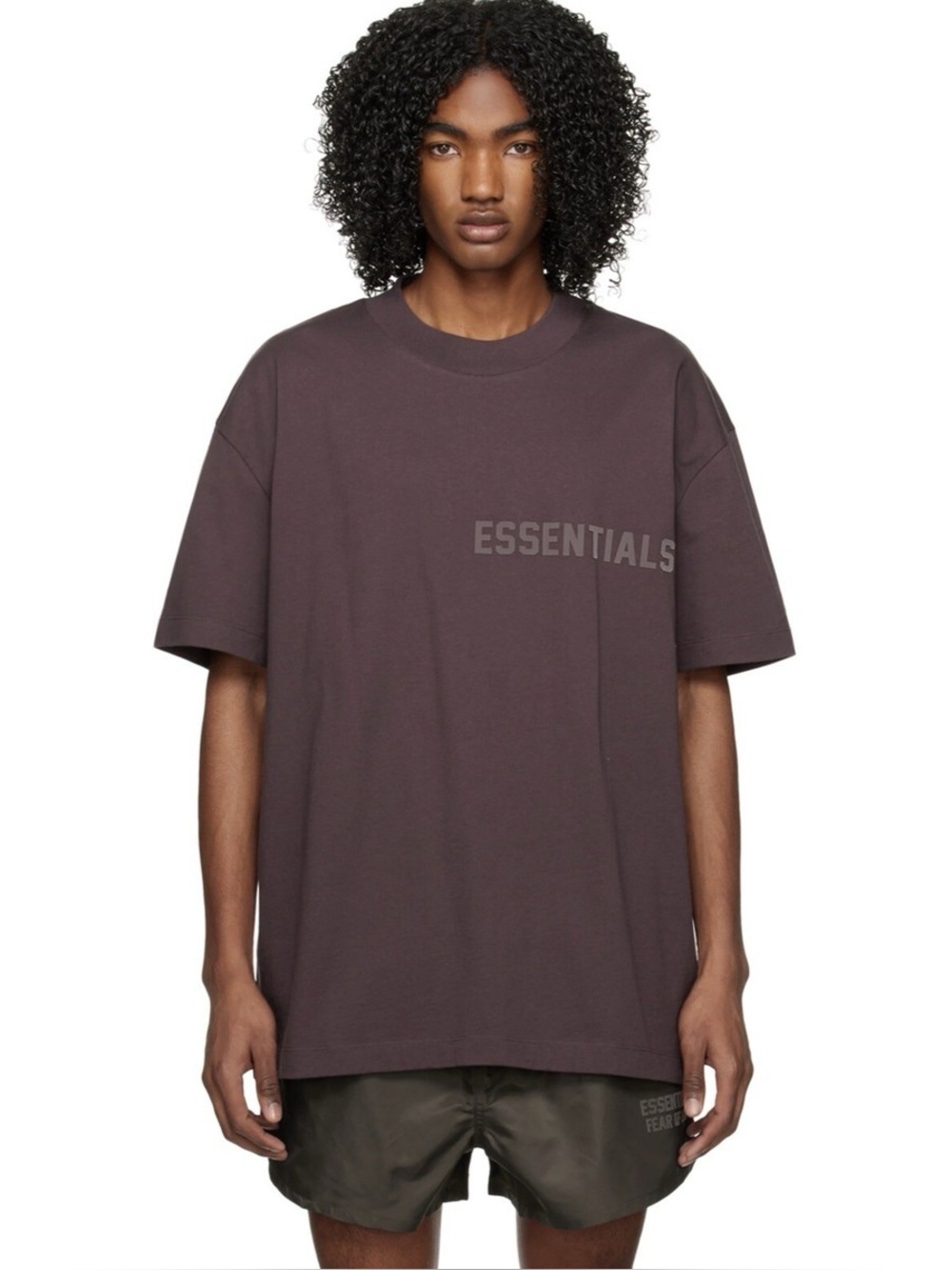 Fear of God Essentials Plum T-Shirt